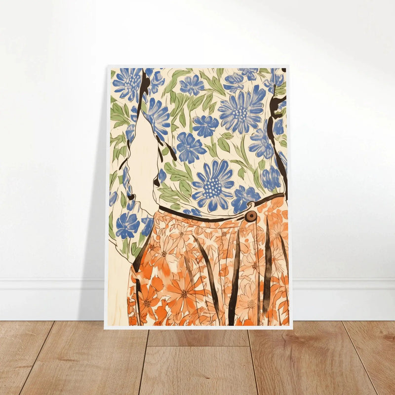 Blank Wall Print Shop Print Material Fashion Floral #4 Fashion Floral #4
