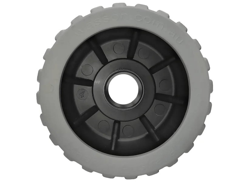 Trojan Boat Trailer Rollers & Parts Trojan Grey Ribbed Wobble Roller Trojan Grey Ribbed Wobble Roller