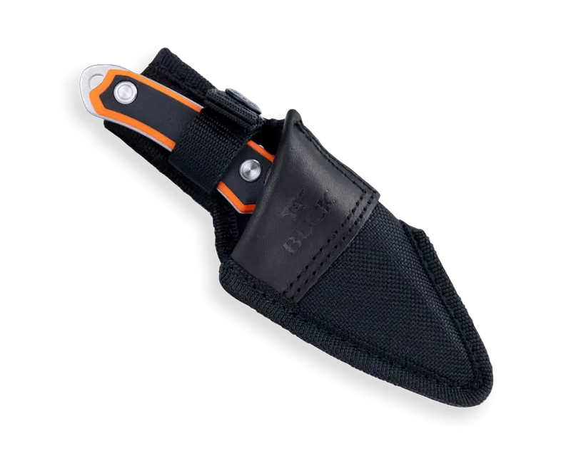 Buck Knives Knives Buck 663 Alpha Guide Select Orange Cerakote Assisted Opening Knife Buck Knives Buck 663 Alpha Guide Select Orange Cerakote Knife