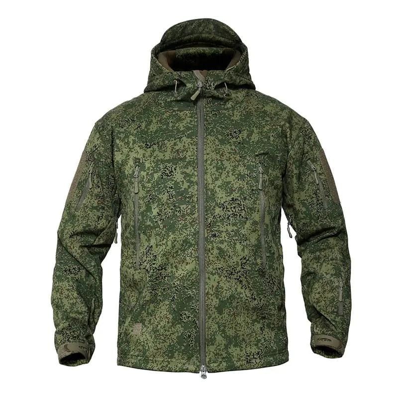 Mead's Supply & Equipment Outfitters limited Digital Camo Waterproof Mountaineering Jacket Windproof Breathable Unisex Digital Camo Waterproof Mountaineering Jacket