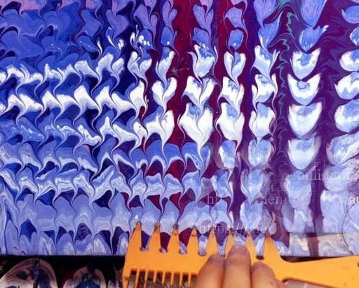 Drawing Comb Comb Swipe Resin Pour Creative Resin Tools