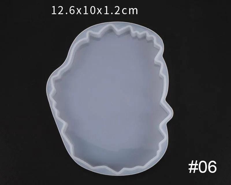 Resin Art NZ Moulds Irregular Coaster Moulds - 08 Irregular Coaster Moulds - 08 | NZ