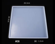 Fruit Tray Coaster Moulds Geode Agate Tray Serving Board Moulds – view 8