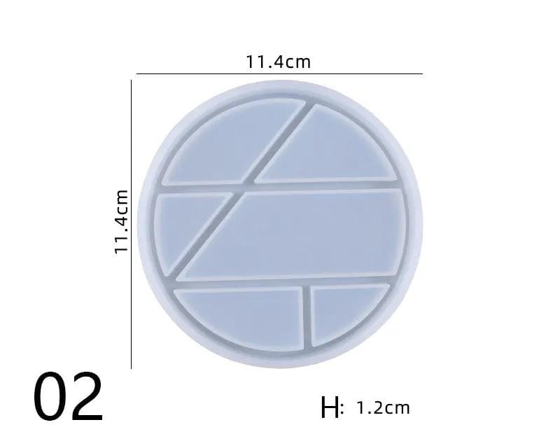 Resin Art NZ Moulds Dish Moulds - Round Grid Dish Moulds - Round Grid | NZ