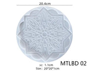 Resin Art NZ Moulds Coaster Moulds - Mandala Coaster Moulds - Mandala | NZ