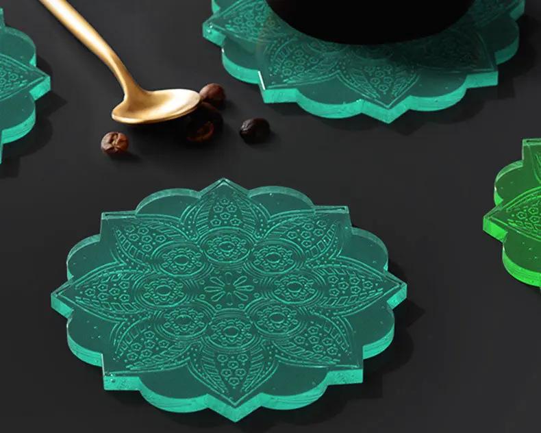 Resin Art NZ Moulds Coaster Moulds - Mandala Coaster Moulds - Mandala | NZ