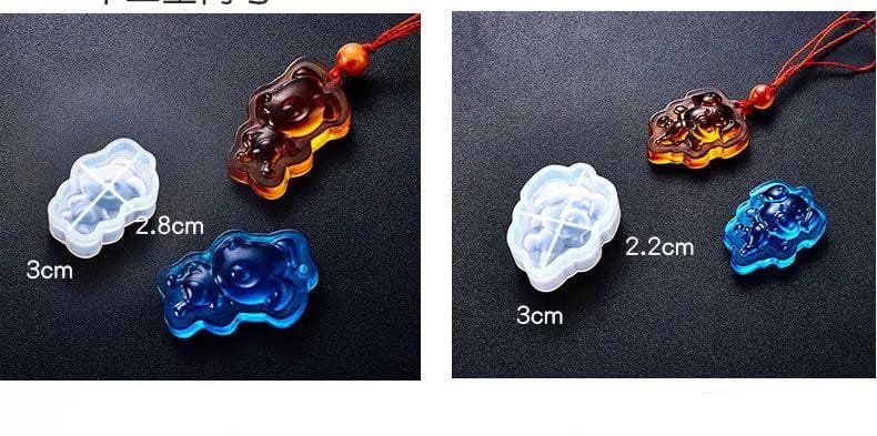 Resin Art NZ Moulds Chinese Zodiac Silicone Mould - 01 Chinese Zodiac Silicone Mould - 01 | NZ