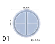 Resin Art NZ Moulds Dish Moulds - Round Grid Dish Moulds - Round Grid | NZ