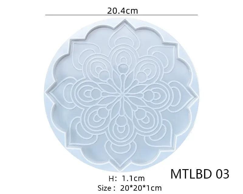 Resin Art NZ Moulds Coaster Moulds - Mandala Coaster Moulds - Mandala | NZ