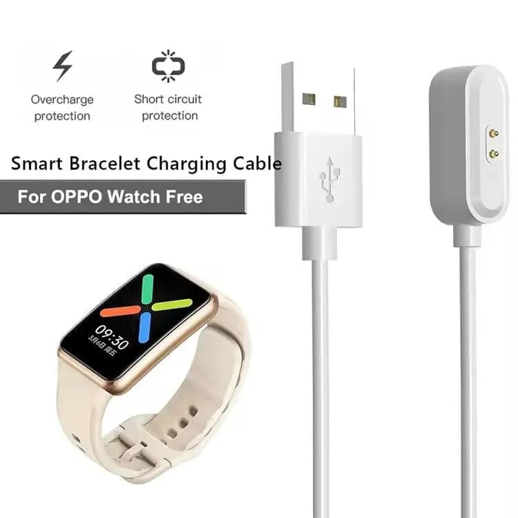 That Watch Shop Chargers USB-A Charger for OPPO Watch Free (White) 1m OPPO Watch Free Magnetic Secure Fit USB A Cable