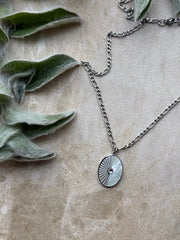 Tahana Jewellery Necklace Pāua Whetū Silver Necklace Pāua Whetū Silver Necklace