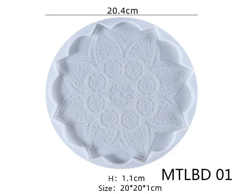 Resin Art NZ Moulds Coaster Moulds - Mandala Coaster Moulds - Mandala | NZ