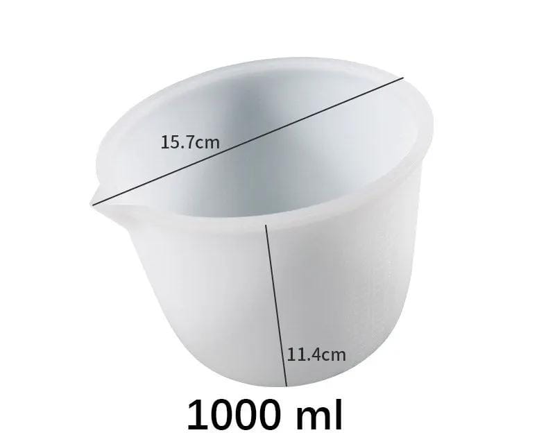 Silicone Measuring Cups for Resin Non-stick Mixing Cups, Precise Scale – view 6
