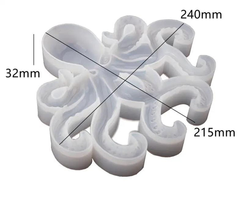 Octopus Mould Silicone for Crafts Decoration Octopus Shape Epoxy Resin Mould Cake Decorating Tools – view 5