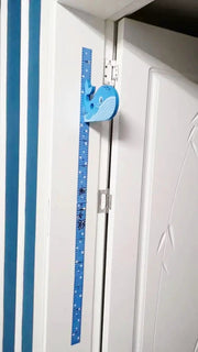 Whale Height Chart Wall Sticker For Nursery And Kids Room Decor Removable – view 3