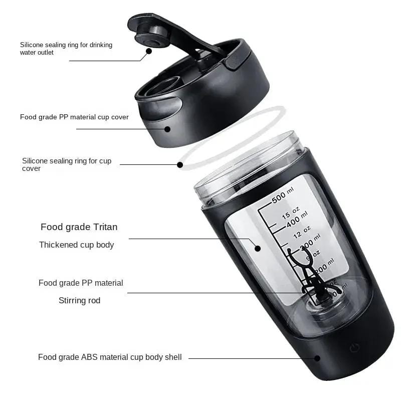 China Dropship Blends Electric Portable Whey Protein Shaker Bottle For Smooth Blends Electric Portable Whey Protein Shaker Bottle