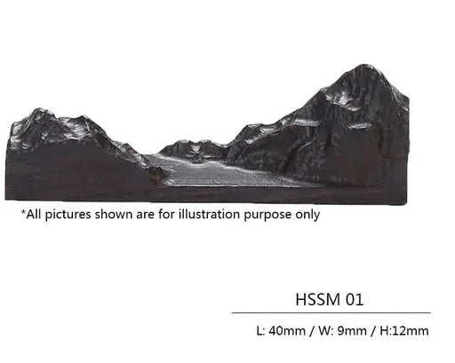 Fake Mountain Resin Epoxy Craft Wood Natural Snow Mountain Dried Flower Resin Decorative Craft Pendant Micro – view 1