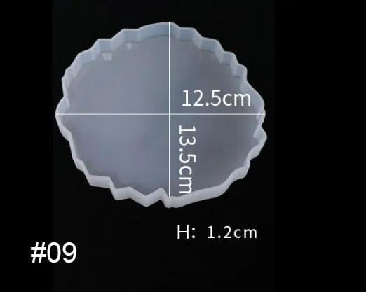 Resin Art NZ Moulds Irregular Coaster Moulds - 011 Irregular Coaster Moulds - 011 | NZ
