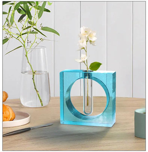 Flower Vases Moulds Flower Holder Silicone Resin Casting Moulds – view 2