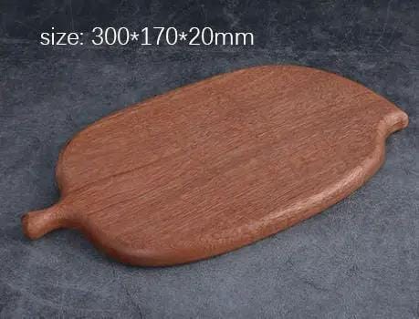 Creative Solid ebony chopping board, wooden kitchen cutting board, multi-functional bread board and serving tray. – view 5