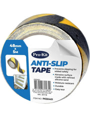 Racing Pro NZ Ltd ANTI-SLIP TAPE - YELLOW & BLACK 48mm x 5m ANTI-SLIP TAPE - YELLOW & BLACK 48mm x 5m