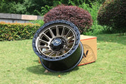 TW Rotor Bronze Wheel Matte Bronze Face Black Lip For 4x4s – view 2