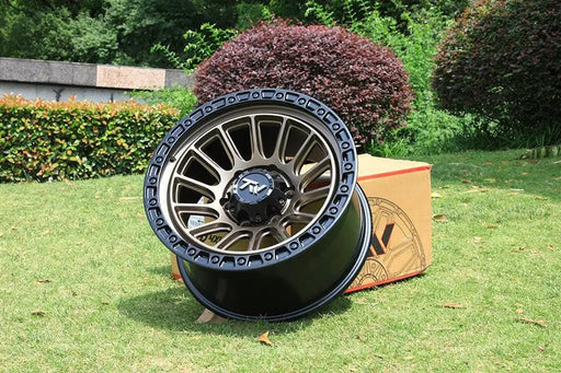 TW Rotor Bronze Wheel Matte Bronze Face Black Lip For 4x4s – view 2