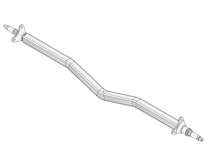 Trojan Gull Wing Axle Disc Braked 2000kg Bare Metal Trailer – view 1