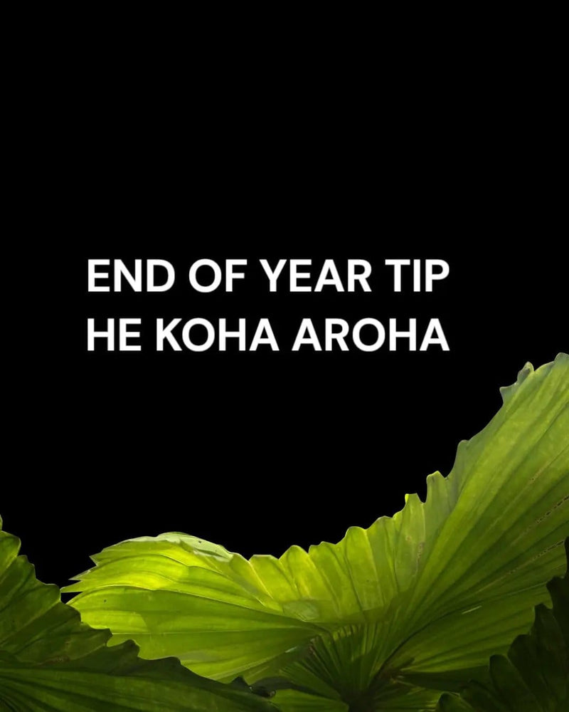 Tahana Jewellery Other End of Year Tip – He Koha Aroha End of Year Tip – He Koha Aroha