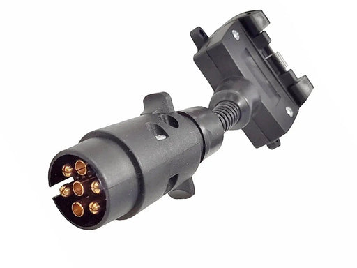 Trojan 7 Pin Round to 7 Pin Flat Trailer Adaptor Connector