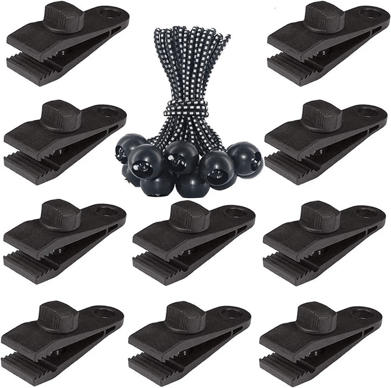 salelink.co.nz Unbranded Tarp Clips Camping Tent Clamps Tarp Clips Camping Tent Clamps | Action Outdoors NZ