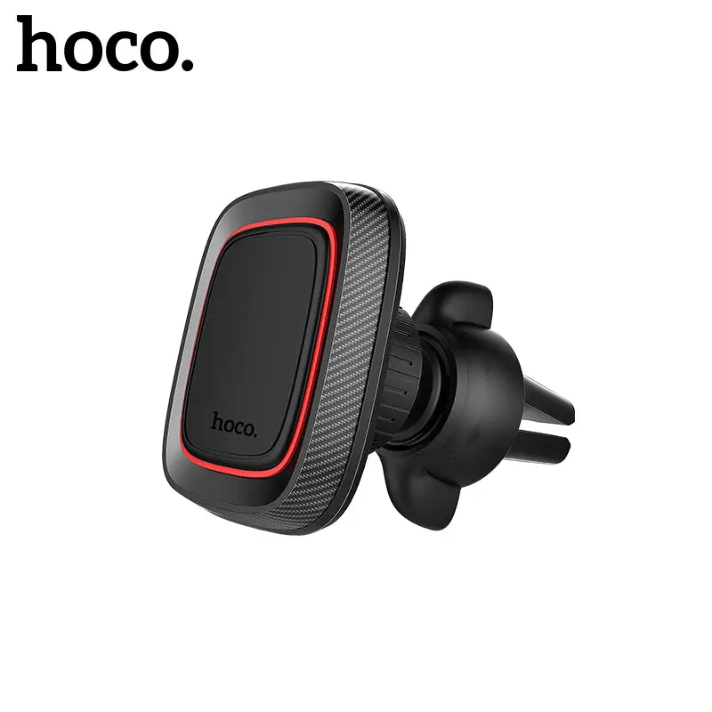 salelink.co.nz Hoco Car Holder Magnetic Air Vent Phone Holder HOCO CA23 Magnetic Car Phone Holder Air Vent PU Leather