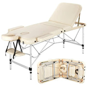 Adjustable 3 Fold Massage Bed Aluminum Alloy Massage Couch – view 1
