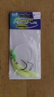 Sea- Harvester General Snapper Recurve 5/0 Chart S-H Snapper Recurve Five Oh Chart Sea Harvester Flasher