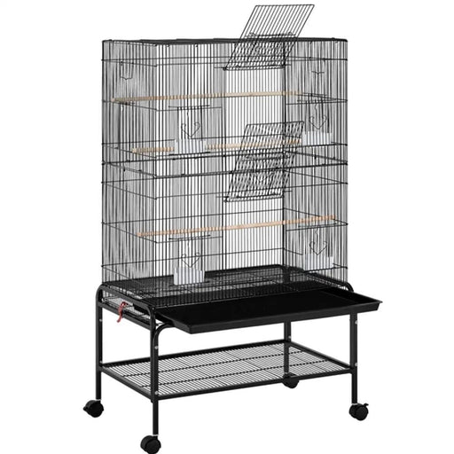 Yaheetech Large Parrot Cage Rolling Metal Bird Cage Large Parrot Cage Rolling Metal Bird Cage