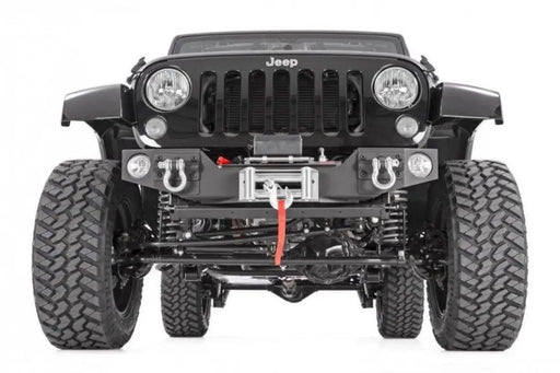 Hybrid Stubby Winch Bumper with fog mounts 07-17 JK Wrangler – view 2