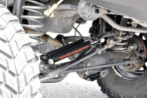 Dual Steering Stabilizer 2.5-6.5 Inch Lift Jeep Comanche MJ/Wrangler TJ/Wrangler Unlimited – view 2