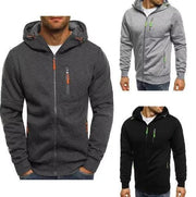 Men's Cotton Hoodie Jacket — Soft Fleece Kangaroo Pocket | Casual & Gym Wear – view 5