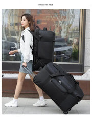 ECOTREK Storage Bag Expandable Rolling Checked-In Duffle Bag with Wheels CP1351 Expandable Rolling Checked-In Duffle Bag with Wheels CP1351