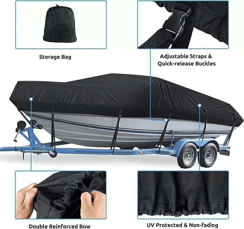 salelink.co.nz Unbranded 14"-16" 600D Boat Cover 14"-16" 600D Boat Cover | Action Outdoors NZ