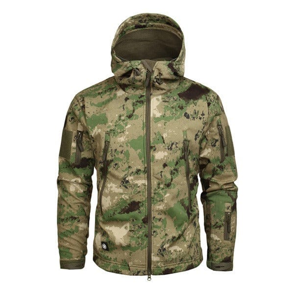 Mead's Supply & Equipment Outfitters limited Digital Camo Waterproof Mountaineering Jacket Windproof Breathable Unisex Digital Camo Waterproof Mountaineering Jacket