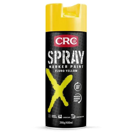 Wholesale CRC Spray Marker Paint Fluro Yellow 400ml (Pack of 6)