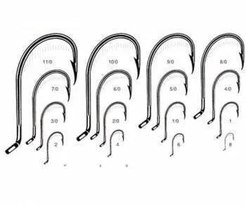Decoro HOOKS Bulk Live Bait Hook 4/0 100PK Live Bait Hooks Decoro 4/0 Bulk Pack 100