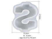 Resin Art NZ Moulds Number Moulds - Individual - Super Large Number Moulds - Individual - Super Large | NZ