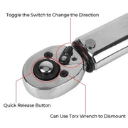 1/4″ Adjustable Torque Wrench 5–25 N·m with 3/8″ Adapter – view 7