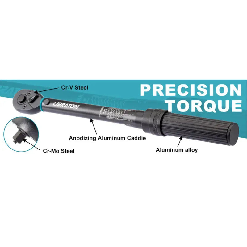 Habicare HBC 1/4″ Bike Torque Wrench Set (5–25 Nm) 1/4″ Bike Torque Wrench Set (5–25 Nm)