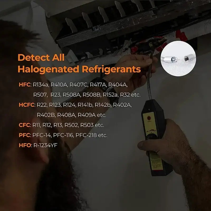 Habicare HBC WJL-6000 Freon / Halogen Leak Detector WJL-6000 Halogen Freon Leak Detector for AC & Gas