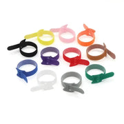 Habicare 10–1000PCS Nylon T-Type Hook & Loop Cable Ties 12x200mm Reusable Adjustable Wire Organizers 10–1000PCS Nylon T-Type Hook & Loop Cable Ties 12x200mm Reusable Adjustable Wire Organizers