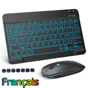 Backlit Bluetooth Keyboard & Mouse Set for iOS, Android & Windows Devices – view 11