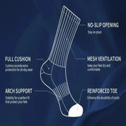 10 Pairs Plus Size Men's Athletic Socks (3 colours available) – view 9
